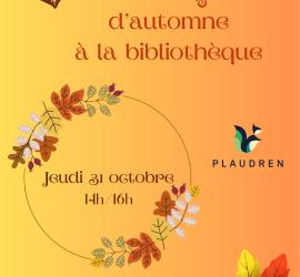 Atelier bricolage automne